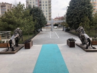 Konya Valiliği Fiber Aslan Heykeli
