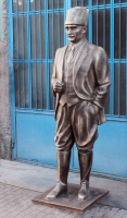 290 cm Kalpaklı Fiber Atatürk Heykeli